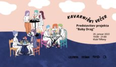 kavarniški večer Baby drag